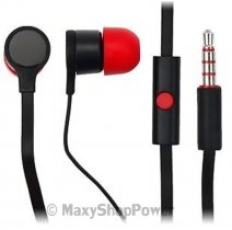 HTC AURICOLARE ORIGINALE A FILO STEREO IN-EAR MAX-300 BLACK-RED BULK /