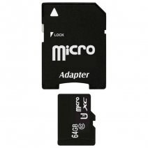 IMRO MEMORY CARD MICROSD 64 GB UHS-I + ADATTATORE SD CLASSE 10 /