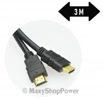 MAXY CAVO VIDEO HDMI - HDMI 1.4 AL-OEM-45 DA 3M HIGH SPEED BLACK