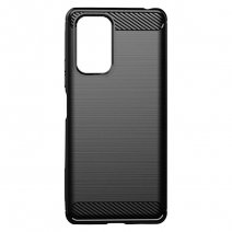 FORCELL CUSTODIA B-CASE TPU SILICONE COVER CASE PER SAMSUNG GALAXY S23 S911 CARBON METAL BLACK
