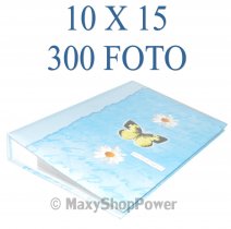 ALBUM FOTOGRAFICO BUTTERFLY 300 FOTO CON TASCHE 10X15