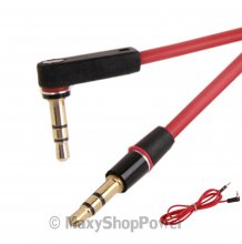 MAXY CAVO AUDIO JACK 3,5MM-JACK 3,5MM 1,3M GOLD PLATED RED BULK