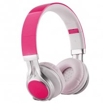 MAXY CUFFIA ON-EAR A FILO STEREO HEADPHONES EP-16 UNIVERSALE JACK 3,5MM PINK /