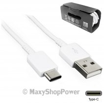 SAMSUNG CAVO DATI USB Type C ORIGINALE EP-DG970BWE WHITE BULK /PER GALAXY USB-C CONNECTOR