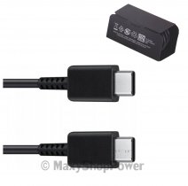 SAMSUNG CAVO DATI USB-C Type C ORIGINALE EP-DG980BBE BLACK BULK /PER GALAXY USB-C CONNECTOR