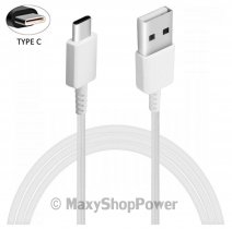 SAMSUNG CAVO DATI USB Type C ORIGINALE EP-DR140AWE WHITE BULK /PER GALAXY USB-C CONNECTOR