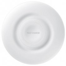 SAMSUNG CARICABATTERIE ORIGINALE CASA WIRELESS FAST CHARGER PAD QI WHITE + CAVO TYPE C/
