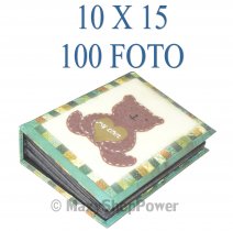 ALBUM FOTOGRAFICO LOVE 100 FOTO 10X15 GREEN