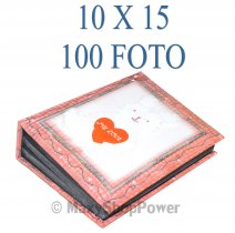 ALBUM FOTOGRAFICO LOVE 100 FOTO 10X15 RED