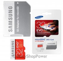 SAMSUNG MEMORY CARD MICROSD HC 32 GB + ADATTORE CLASSE 10 UHS-I CARD