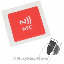 ADESIVO NFC TAG PROGRAMMABILE UNIVERSALE RED /PER SMARTPHONE
