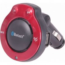 VIVAVOCE BLUETOOTH ACCENDISIGARI O-S4 CARICABATTERIE USB RED