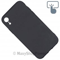 FORCELL CUSTODIA TPU SILICONE COVER SOFT-CASE PER APPLE IPHONE XR BLACK
