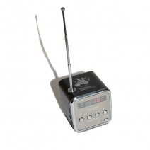 ALTOPARLANTE MINI SPEAKER RADIO FM - MICROSD - USB - JACK 3,5MM TD-V26 BLACK