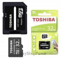 TOSHIBA MEMORY CARD MICROSDXC UHS-I 32 GB + ADATTATORE SD CLASSE 10