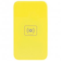 CARICABATTERIE CASA WIRELESS CHARGER QI YELLOW /PER SMARTPHONE